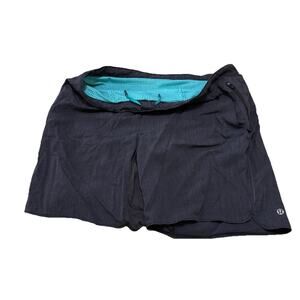 Lululemon Athletica Women's Shorts Pockets, Zipper Pocket, Drawstring, Linned M